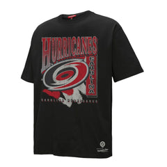 NHL Carolina Hurricanes Mitchell & Ness Women's Choppy Ice Boyfriend T-Shirt - Black
