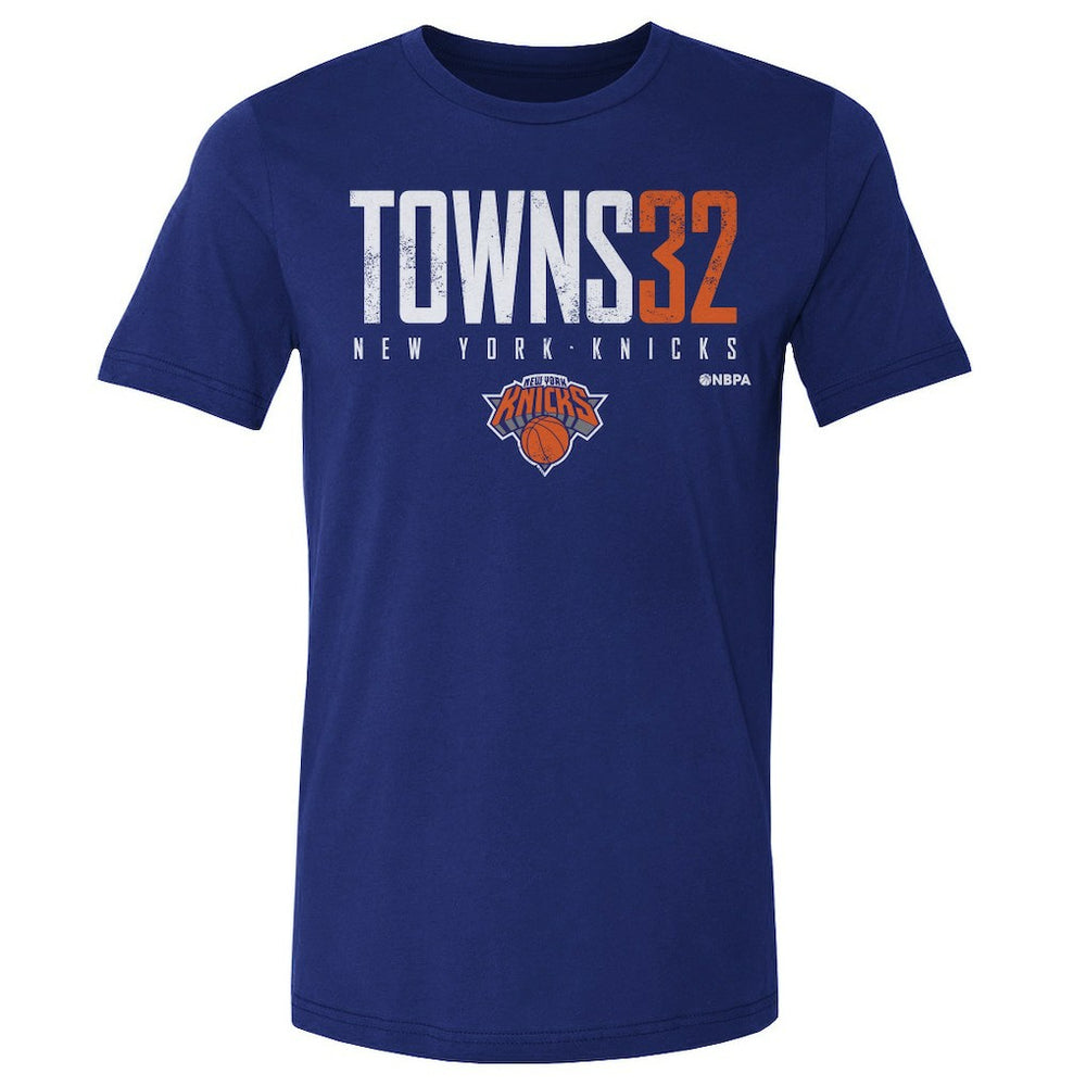 Karl-Anthony Towns New York Knicks 500 Level Elite Player T-Shirt Blue