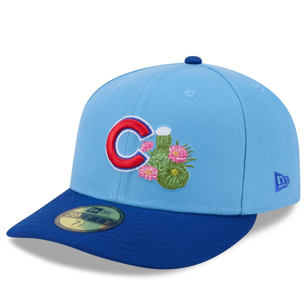 Chicago Cubs New Era 2026 Spring Training 59FIFTY Fitted Hat - Light Blue/Royal Hats