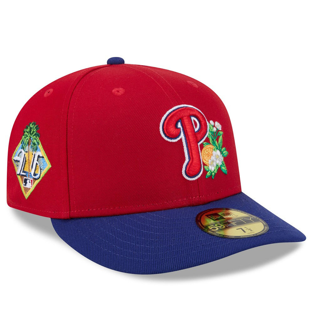 Philadelphia Phillies New Era 2026 Spring Training 59FIFTY Fitted Hat - Red/Royal Hats