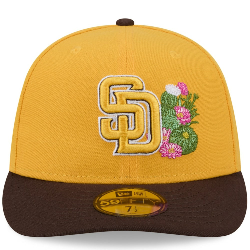 San Diego Padres New Era 2026 Spring Training 59FIFTY Fitted Hat - Gold/Brown Hats