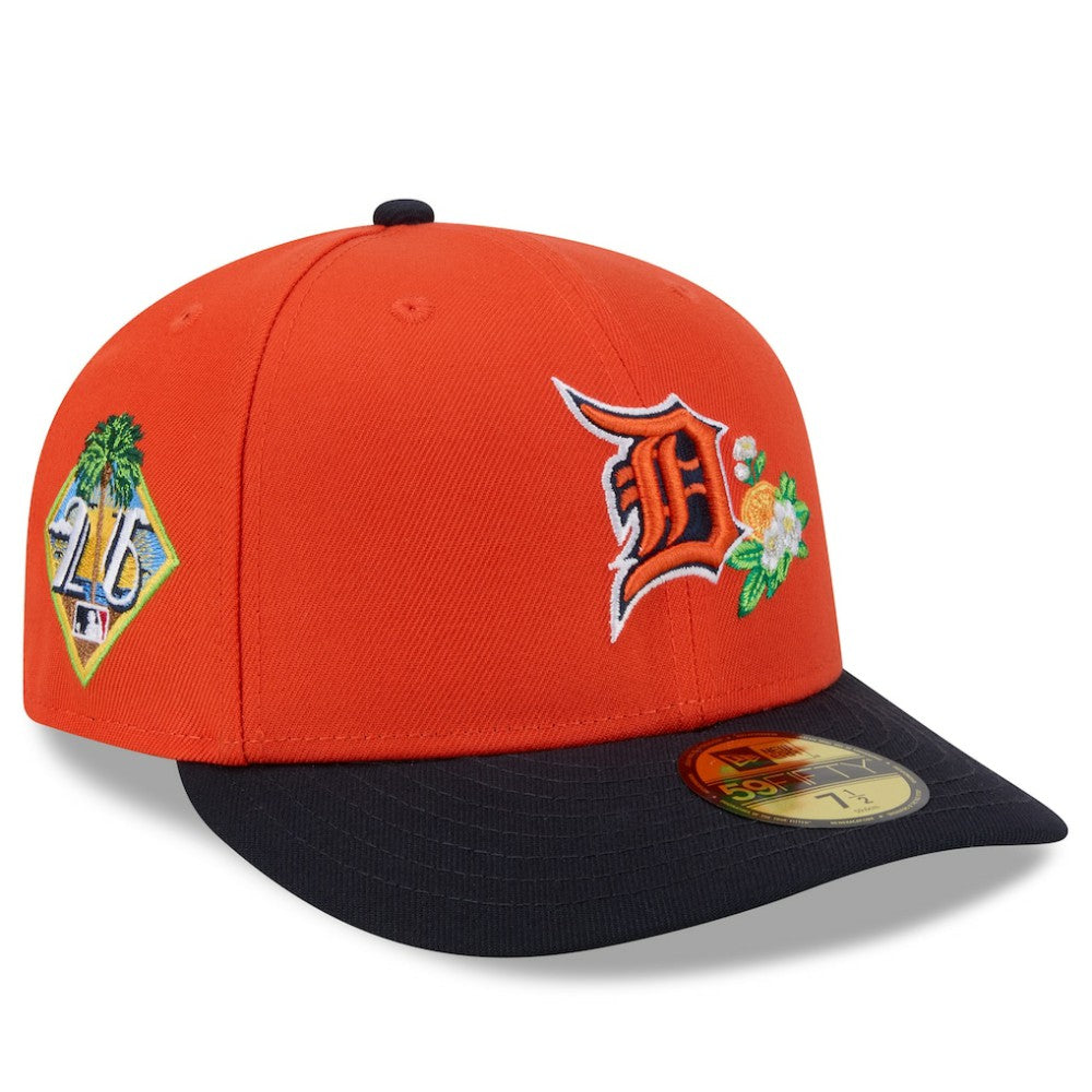 Detroit Tigers New Era 2026 Spring Training 59FIFTY Fitted Hat - Orange/Navy Hats