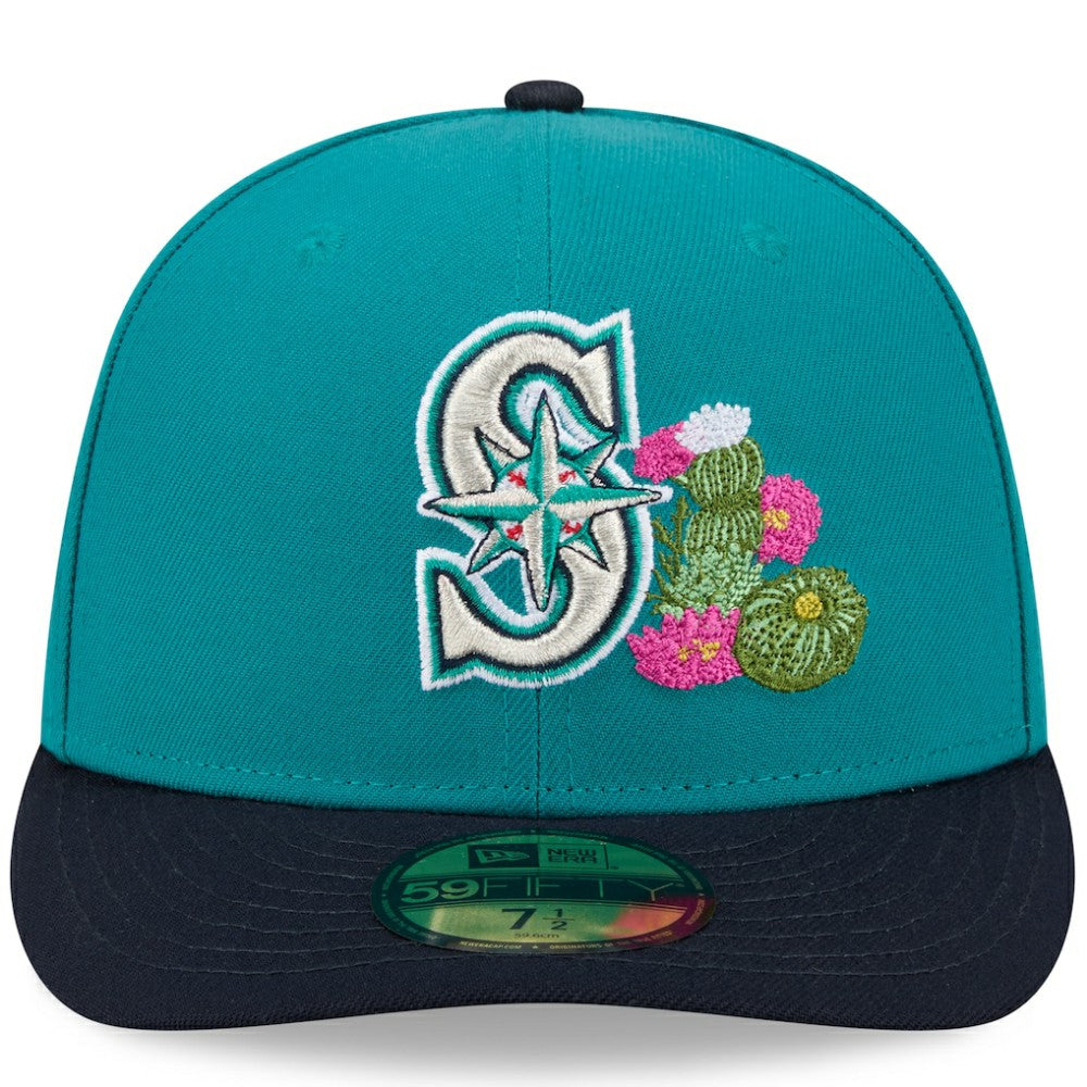 Seattle Mariners New Era 2026 Spring Training 59FIFTY Fitted Hat - Teal/Navy Hats
