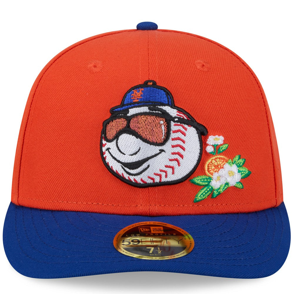 New York Mets New Era 2026 Spring Training Low Profile 59FIFTY Fitted Hat - Orange/Royal Hats