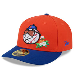 New York Mets New Era 2026 Spring Training Low Profile 59FIFTY Fitted Hat - Orange/Royal Hats