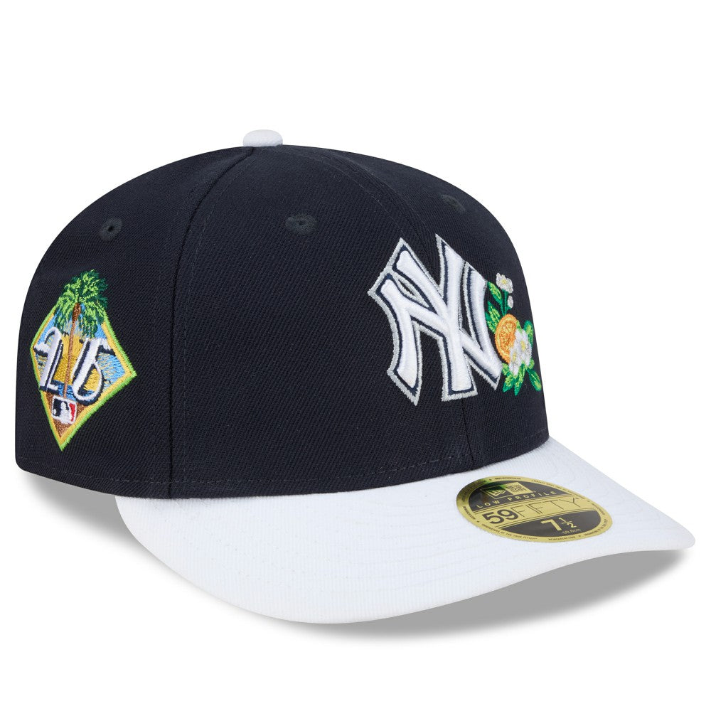 New York Yankees New Era 2026 Spring Training Low Profile 59FIFTY Fitted Hat - Navy/White Hats