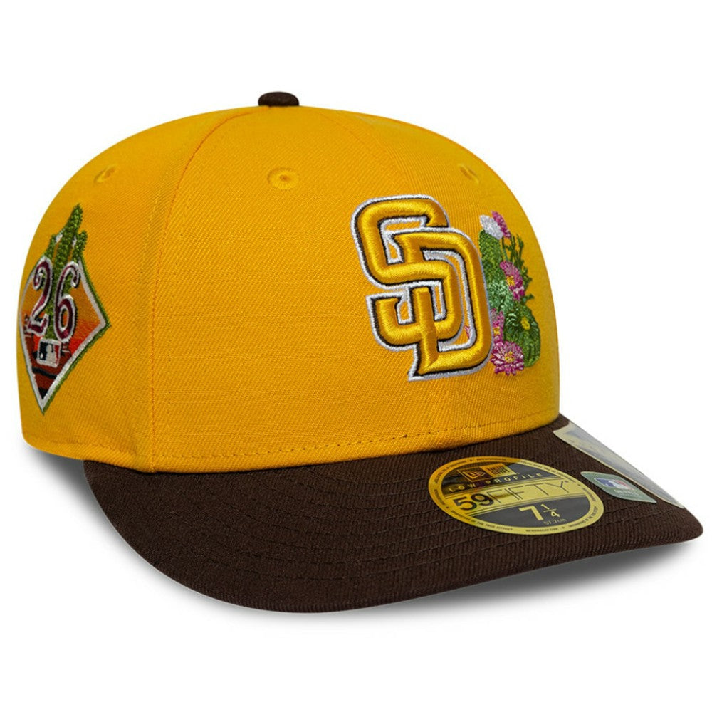 San Diego Padres New Era 2026 Spring Training Low Profile 59FIFTY Fitted Hat - Gold/Brown Hats