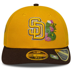 San Diego Padres New Era 2026 Spring Training Low Profile 59FIFTY Fitted Hat - Gold/Brown Hats