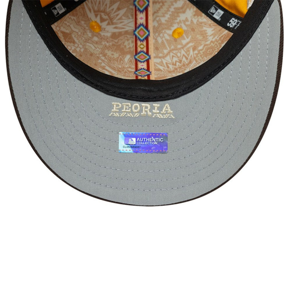 San Diego Padres New Era 2026 Spring Training Low Profile 59FIFTY Fitted Hat - Gold/Brown Hats