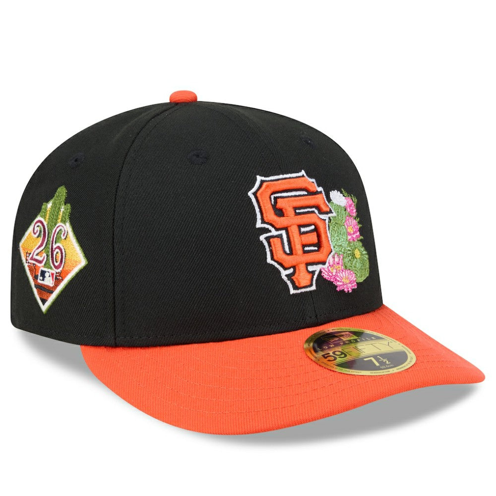 San Francisco Giants New Era 2026 Spring Training Low Profile 59FIFTY Fitted Hat - Black/Orange Hats