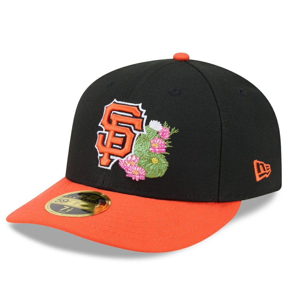 San Francisco Giants New Era 2026 Spring Training Low Profile 59FIFTY Fitted Hat - Black/Orange Hats