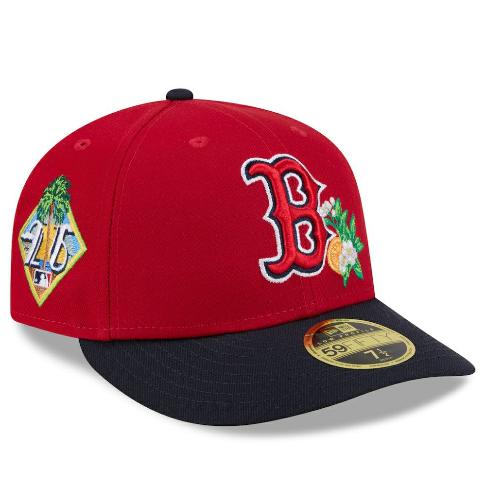 Boston Red Sox New Era 2026 Spring Training Low Profile 59FIFTY Fitted Hat - Red/Navy Hats