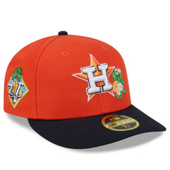Houston Astros New Era 2026 Spring Training Low Profile 59FIFTY Fitted Hat - Orange/Navy Hats