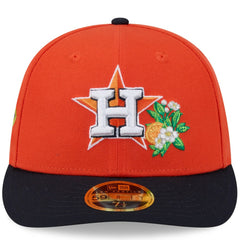 Houston Astros New Era 2026 Spring Training Low Profile 59FIFTY Fitted Hat - Orange/Navy Hats