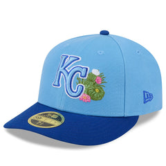 Kansas City Royals New Era 2026 Spring Training Low Profile 59FIFTY Fitted Hat - Light Blue/Royal Hats