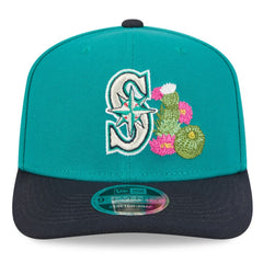 Seattle Mariners New Era 2026 Spring Training 9SEVENTY Adjustable Hat - Teal/Navy Hats