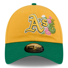 Athletics New Era 2026 Spring Training Casual Classic Adjustable Hat - Gold/Green Hats