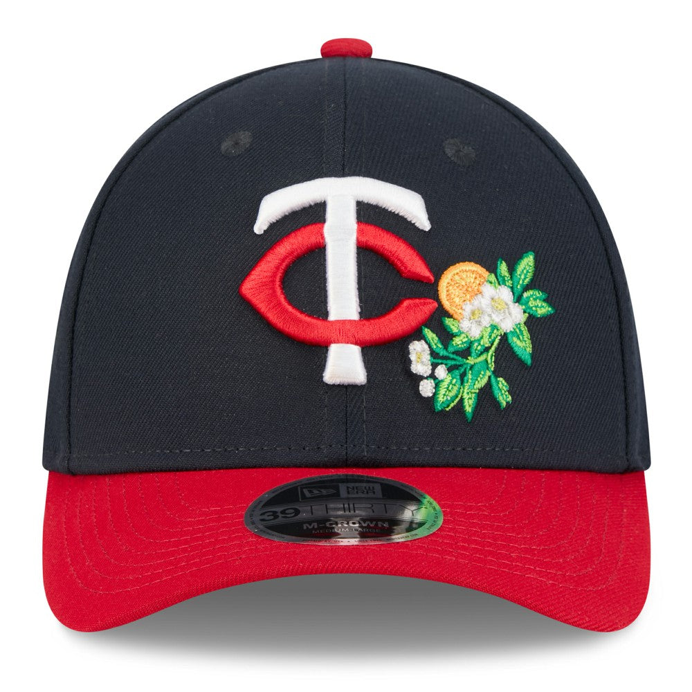 Minnesota Twins New Era 2026 Spring Training M-Crown 39THIRTY Flex Hat - Navy/Red Hats