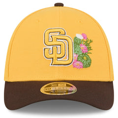 San Diego Padres New Era 2026 Spring Training M-Crown 39THIRTY Flex Hat - Gold/Brown Hats