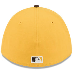 San Diego Padres New Era 2026 Spring Training M-Crown 39THIRTY Flex Hat - Gold/Brown Hats