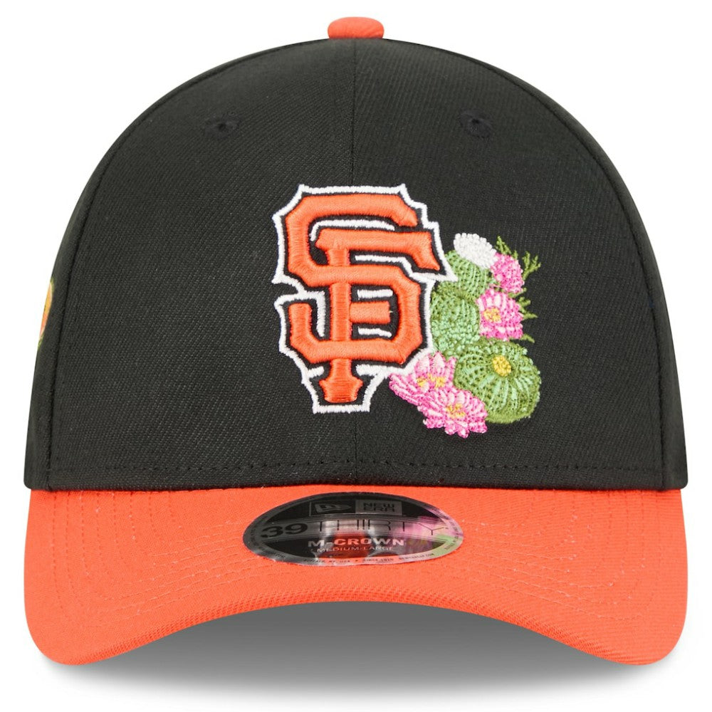 San Francisco Giants New Era 2026 Spring Training M-Crown 39THIRTY Flex Hat - Black/Orange Hats