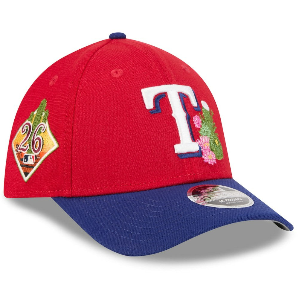 Texas Rangers New Era 2026 Spring Training M-Crown 39THIRTY Flex Hat - Red/Royal Hats