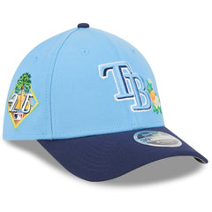 Tampa Bay Rays New Era 2026 Spring Training M-Crown 39THIRTY Flex Hat - Light Blue/Navy Hats