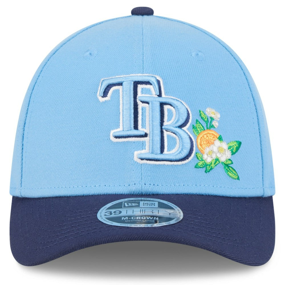 Tampa Bay Rays New Era 2026 Spring Training M-Crown 39THIRTY Flex Hat - Light Blue/Navy Hats