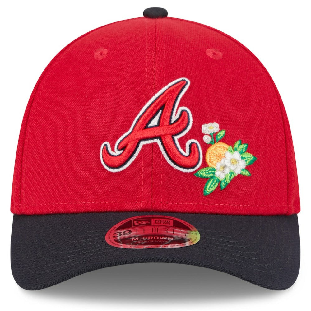 Atlanta Braves New Era 2026 Spring Training M-Crown 39THIRTY Flex Hat - Red/Navy Hats