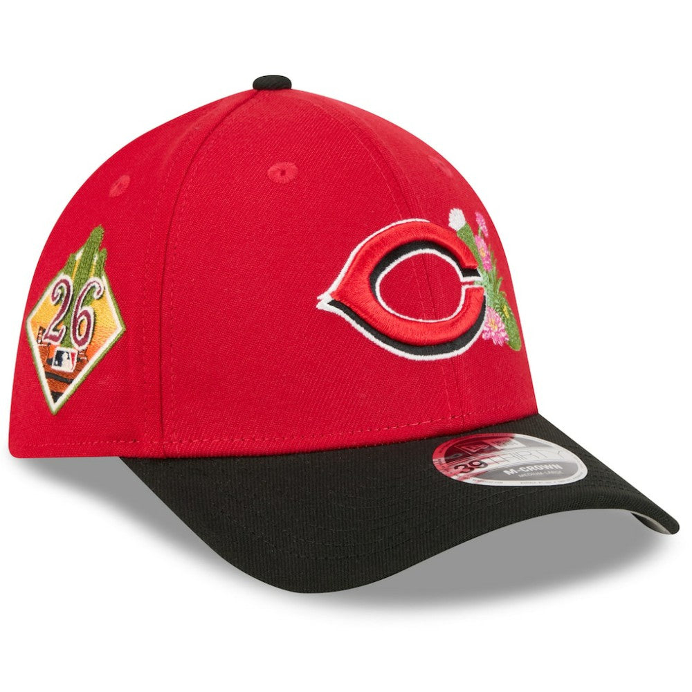 Cincinnati Reds New Era 2026 Spring Training M-Crown 39THIRTY Flex Hat - Red/Black Hats