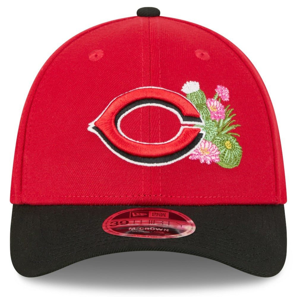 Cincinnati Reds New Era 2026 Spring Training M-Crown 39THIRTY Flex Hat - Red/Black Hats
