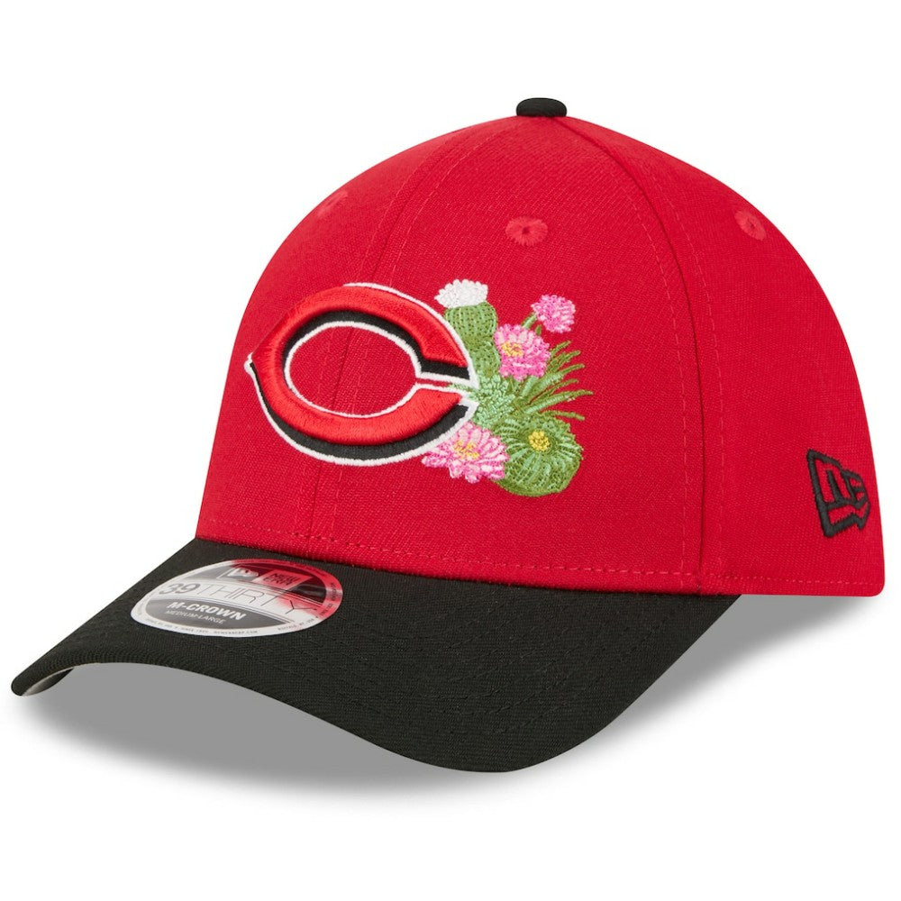 Cincinnati Reds New Era 2026 Spring Training M-Crown 39THIRTY Flex Hat - Red/Black Hats