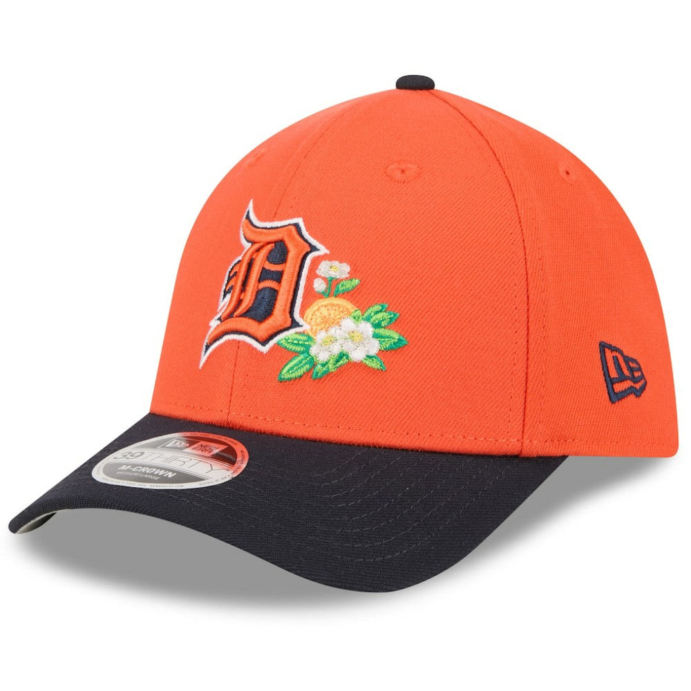 Detroit Tigers New Era 2026 Spring Training M-Crown 39THIRTY Flex Hat - Orange/Navy Hats