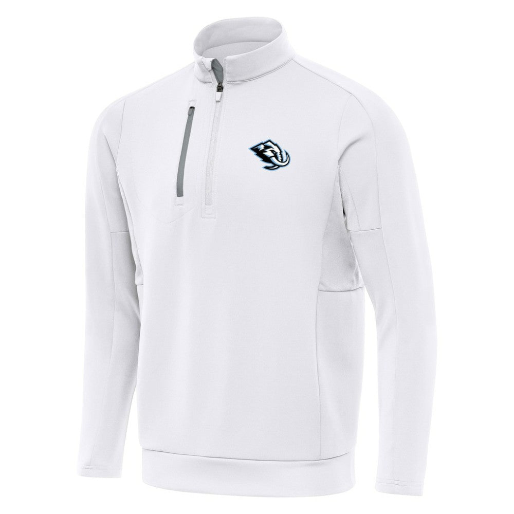 NHL Utah Mammoth Antigua Generation Quarter-Zip Pullover - White