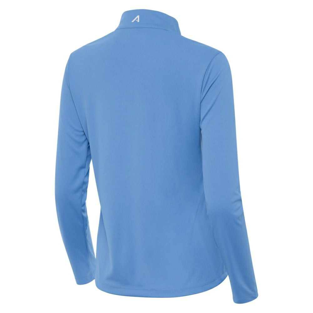 NHL Utah Mammoth Antigua Women's Tribute Half-Zip Pullover - Powder Blue