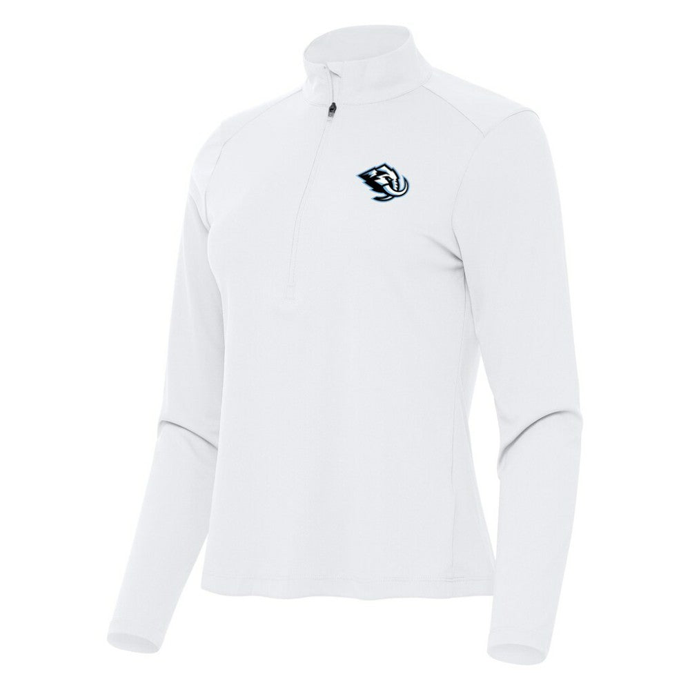 NHL Utah Mammoth Antigua Women's Tribute Half-Zip Pullover - White