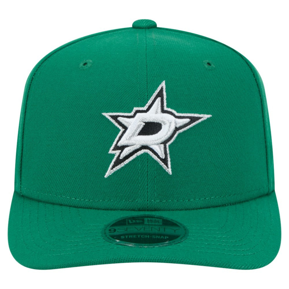 NHL Dallas Stars New Era Logo Basic 9SEVENTY Adjustable Hat - Kelly Green