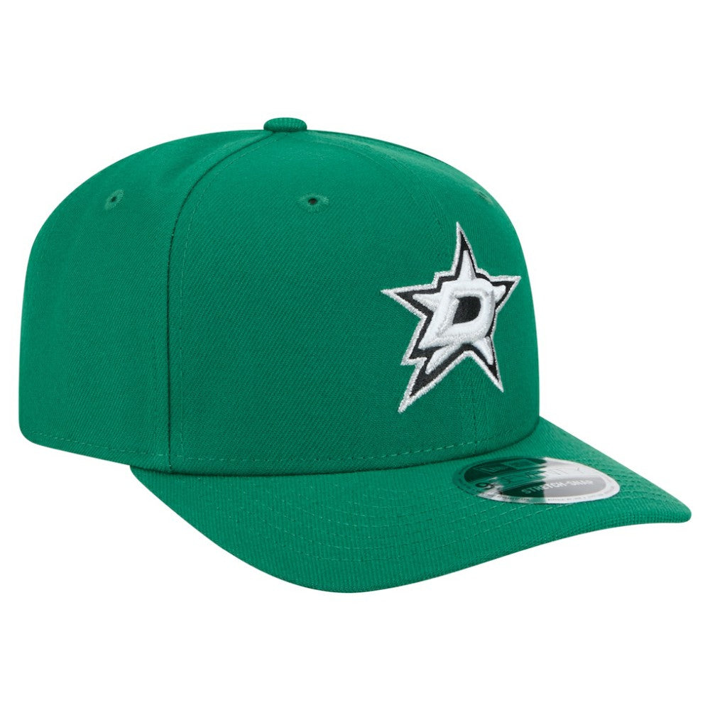 NHL Dallas Stars New Era Logo Basic 9SEVENTY Adjustable Hat - Kelly Green