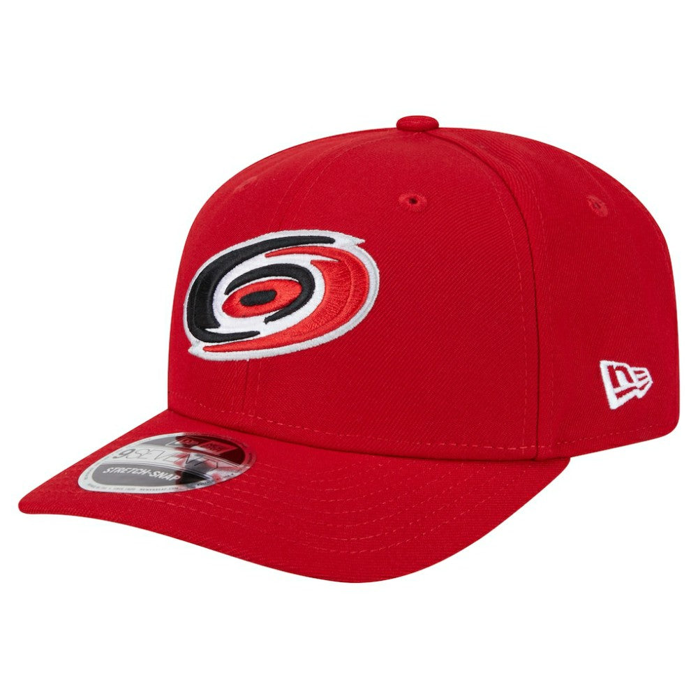 NHL Carolina Hurricanes New Era Logo Basic 9SEVENTY Adjustable Hat - Red