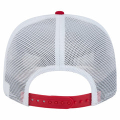 NHL Carolina Hurricanes New Era Team Patch Basic 9SEVENTY Adjustable Trucker Hat - Red/White