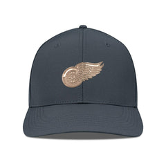 NHL Detroit Red Wings Levelwear Rise Copper Insignia Flex Hat - Charcoal