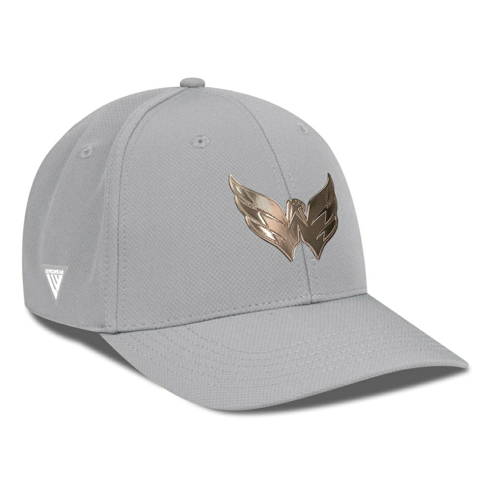 NHL Washington Capitals Levelwear Rise Copper Insignia Flex Hat - Gray