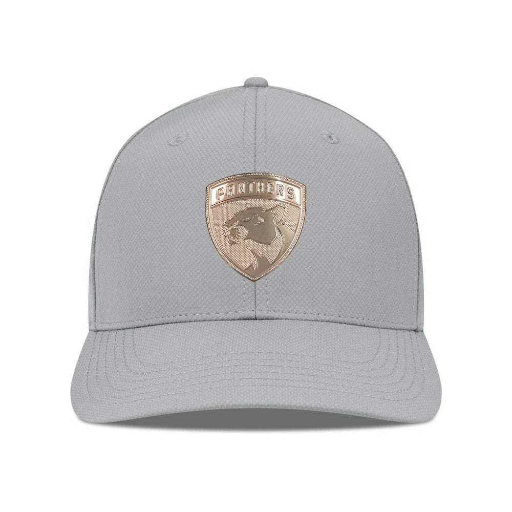 NHL Florida Panthers Levelwear Rise Copper Insignia Flex Hat - Gray