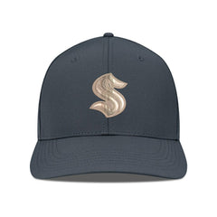 NHL Seattle Kraken Levelwear Rise Copper Insignia Flex Hat - Charcoal