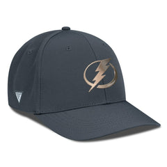 NHL Tampa Bay Lightning Levelwear Rise Copper Insignia Flex Hat - Charcoal