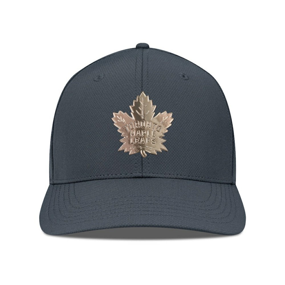 NHL Toronto Maple Leafs Levelwear Rise Copper Insignia Flex Hat - Charcoal