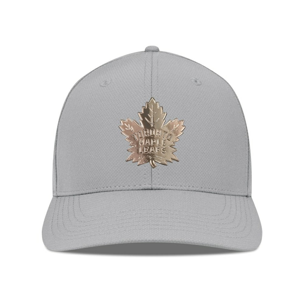 NHL Toronto Maple Leafs Levelwear Rise Copper Insignia Flex Hat - Gray