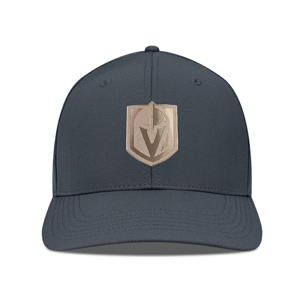NHL Vegas Golden Knights Levelwear Rise Copper Insignia Flex Hat - Charcoal
