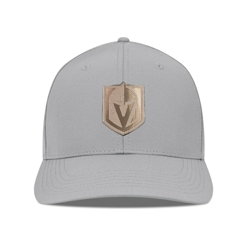 NHL Vegas Golden Knights Levelwear Rise Copper Insignia Flex Hat - Gray