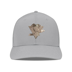 NHL Pittsburgh Penguins Levelwear Rise Copper Insignia Flex Hat - Gray